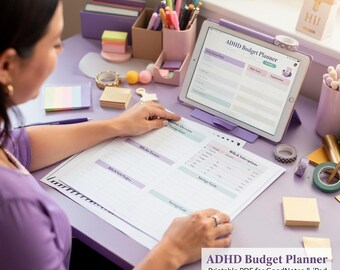 ADHD Budget Planner — Printable PDF for Neurodivergent Minds