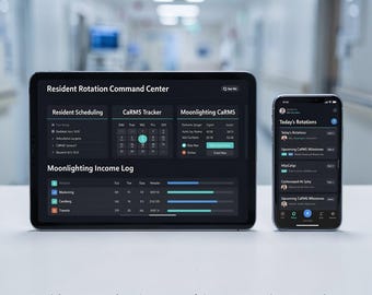 Resident Rotation Command Center | Notion Template