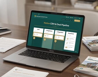 Real Estate Command Center — Notion CRM & Deal Pipeline