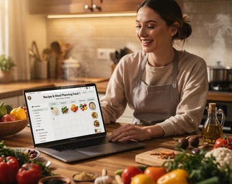 Recipe & Meal Planning Vault | Notion Template