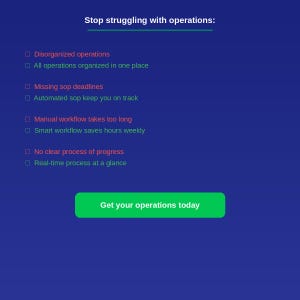 Biz Ops Hub — Notion SOP & Workflow System