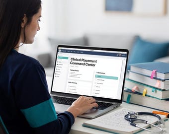 Clinical Placement Command Center — Notion Template for Nursing Students