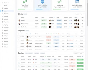 Fitness Coach Client Portal — Notion Template for Personal Trainers