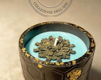 COLLEZIONE DELL'APE - Candela Hand made in cera di Girasole