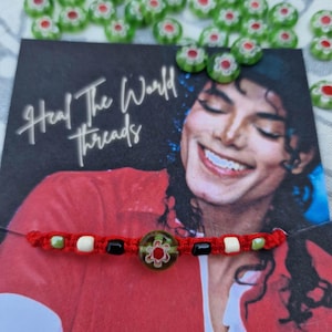 Limited Edition Michael Jackson inspired Red Thread Bracelet (30 in stock)