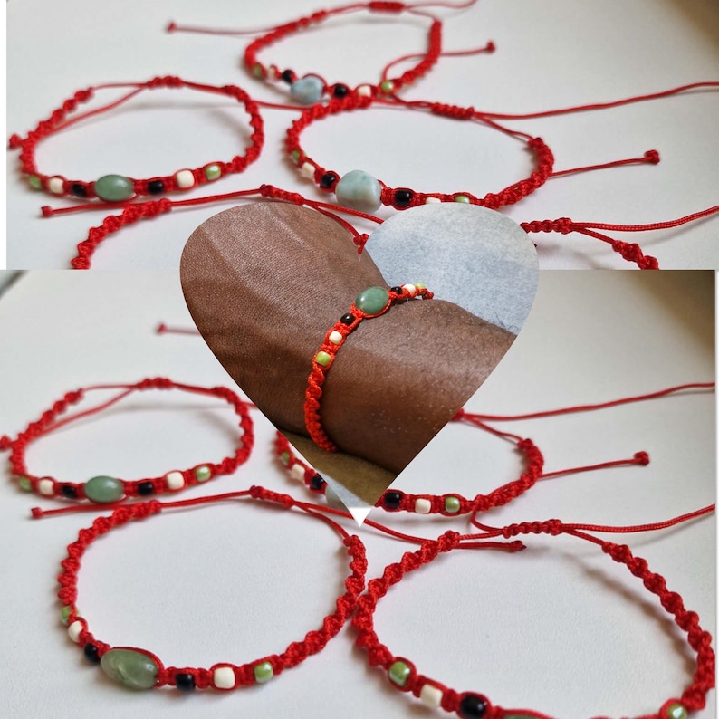 Michael Jackson Inspired Red Thread Bracelet - Etsy UK