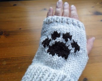 puppy paw gloves
