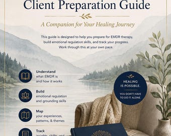 EMDR Preparation Guide | Therapist Workbook | Trauma Therapy Resource | Client Education Packet | Printable PDF