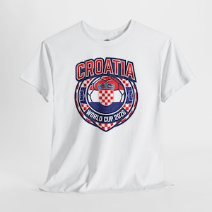 Croatia World Cup Tee | Soccer Fan Shirt, Croatia National Team image 1