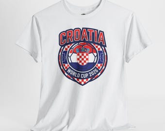 Croatia World Cup Tee | Soccer Fan Shirt, Croatia National Team