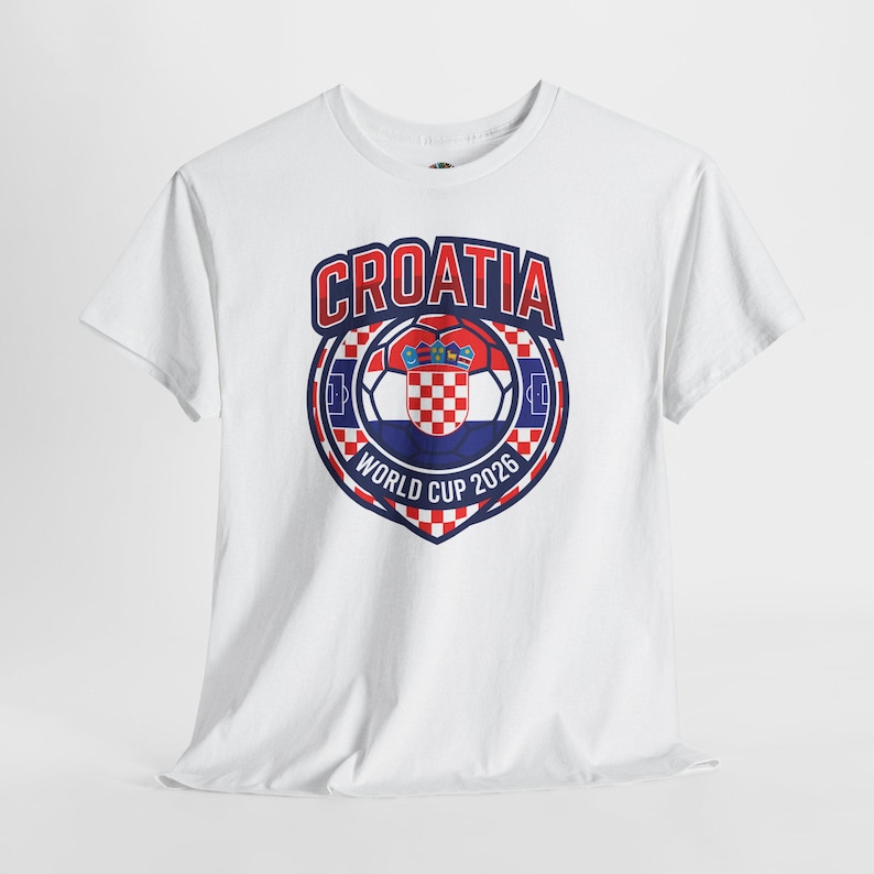 Croatia World Cup Tee | Soccer Fan Shirt, Croatia National Team image 1