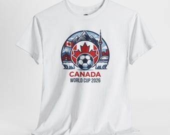 Canada World Cup Canada Flag Soccer Tee | Football Tournament Shirt