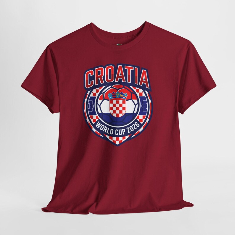 Croatia World Cup Tee | Soccer Fan Shirt, Croatia National Team image 4