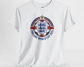 England World Cup Football Tee | Soccer Team Graphic Shirt