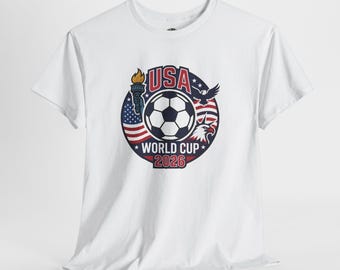 USA World Cup Soccer Tee | American Football Supporter Shirt