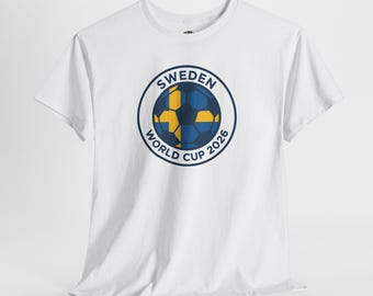 Sweden World Cup Soccer Shirt Tee | Football Fan Jersey