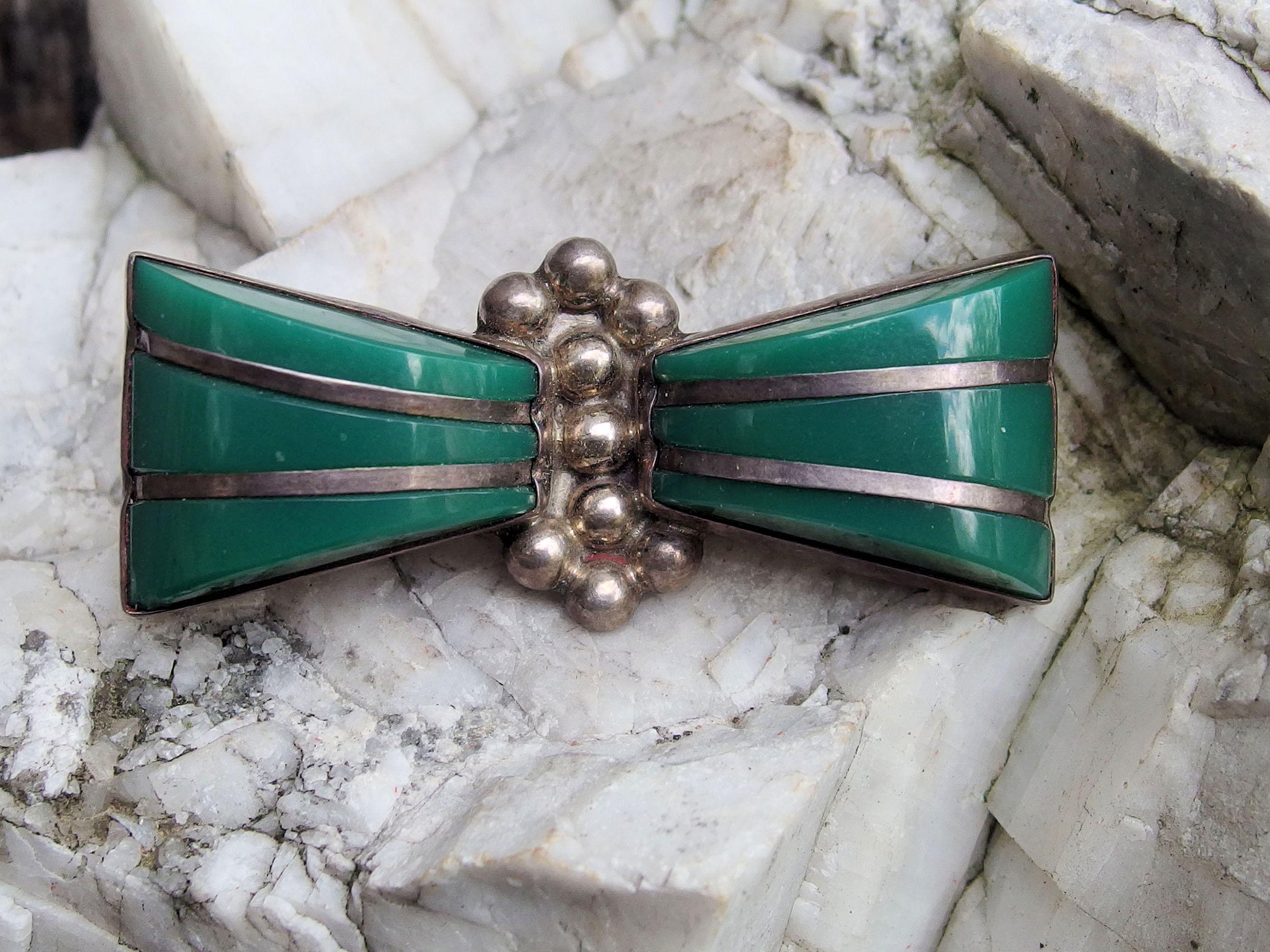 Mexico Silver Brooch - Etsy