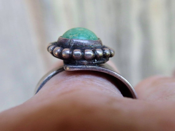 Paul Miller Sterling Turquoise Adjustable Ring, M… - image 8