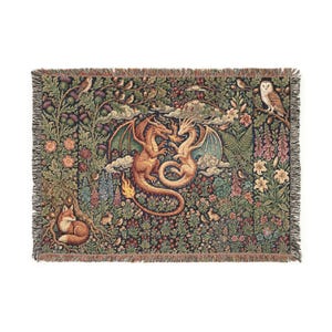 charizard pokemon card blanket Woven Throw Tapestry  Personality Anime Roo Charizard Charmander Fire Pokmon Pattern