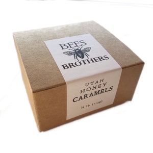 Assortiment de caramels au miel Boîte