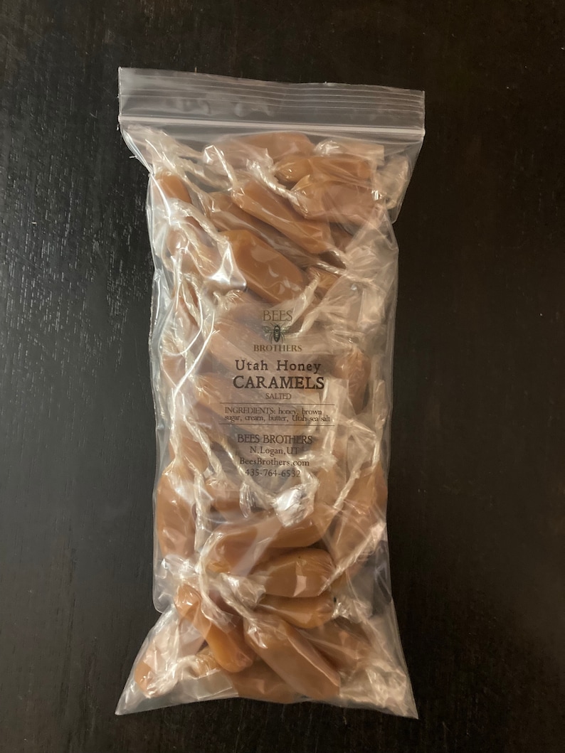 Bulk Bag Honey Caramels 1 lb image 1