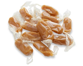 Assorted Honey Caramels 1/4 lb. Box