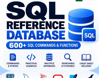 SQL Developer Reference Database | Commands, Syntax & Functions