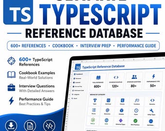 TypeScript Programming Reference Database | Searchable Excel Developer Toolkit