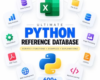 Python Reference Database | Python Functions and Syntax Guide