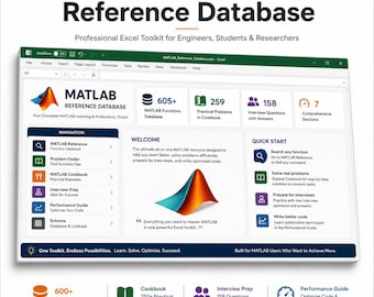Ultimate MATLAB Reference Database | Functions, Examples & MATLAB Guide