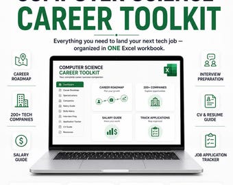 Computer Science Career Planner | Job Search Tracker, Resume Templates, Interview Prep & Career Roadmap