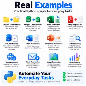 Python Script Generator, 260+ Automation Scripts, Excel Toolkit image 4