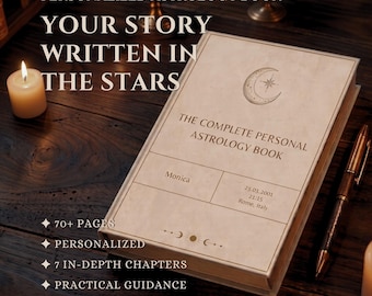 Personalized Astrology Book - Birth Chart Reading PDF | Complete Natal Chart Analysis