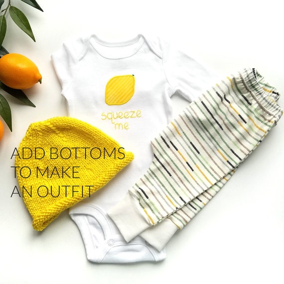 Going Home Outfit FVB017P FVH017P HAND EMBROIDERED Bodysuit Onesie Hand Knit Beanie Hat for Newborn Infant Pumpkin New Baby Gift Set