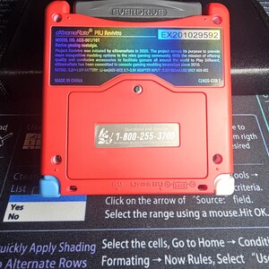 Game Boy Advance SP IPS V5 Modded Console | USB-C Charging | FunnyPlaying 950mAh Battery | Upgraded Speaker | Retro Handheld Game System bild 2