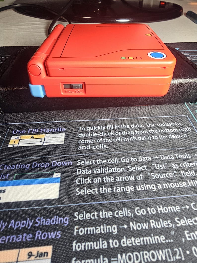 Game Boy Advance SP IPS V5 Modded Console | USB-C Charging | FunnyPlaying 950mAh Battery | Upgraded Speaker | Retro Handheld Game System bild 5