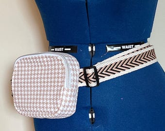 Convertible Belt Bag/Sling Bag, with zip closure and adjustable strap