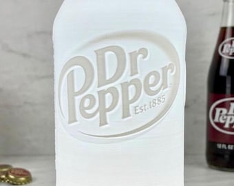 Lámpara de lata de refresco / Lámpara de escritorio retro / Decoración de cultura pop