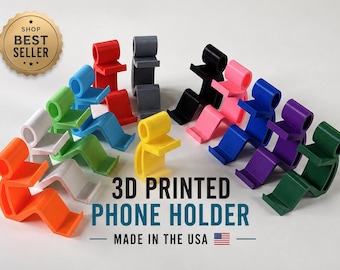 Stick Man Phone Stand | 3D Printed PLA Holder for Desk, Office, Gifts, Phone Organizer, Funny Desk Decor, Universal Compatibility
