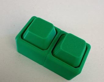 3D Printed Keyboard Clicker Fidget Toy | Mechanical Key Switch Desk Toy (PLA)