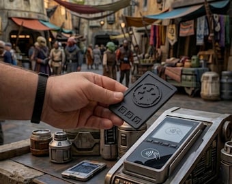 Imperial Kreditkartenhalter | Galaxy Smartphone Hülle | Sci-Fi minimalistische Brieftasche