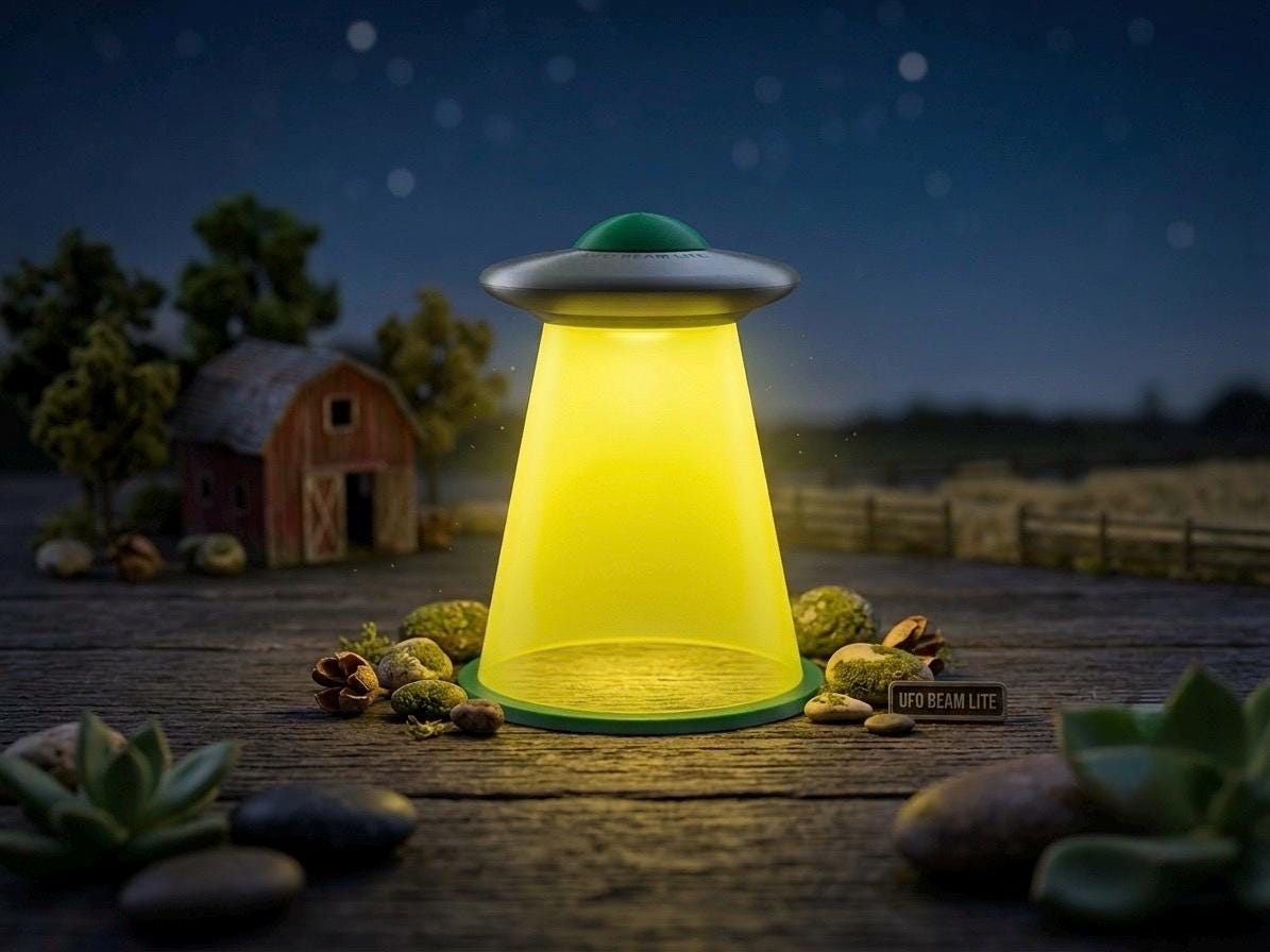 Ufo cow lamp - Etsy 日本