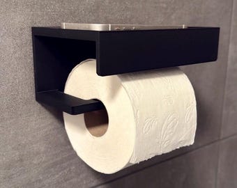 Moderner Toilettenpapierhalter | Einzigartige Badezimmer Wandhalterung | Minimalistischer TP-Rollenhalter