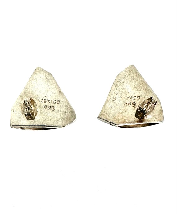 Bold Triangle Shape Earrings - Authentic Mexican … - image 5