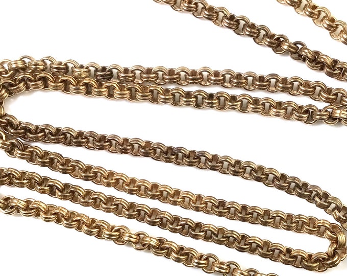 Gold Tone Vintage Continuous Chain