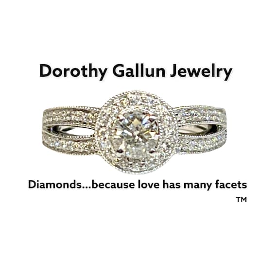 Vintage Diamond Engagement Ring, Engagement Ring, 