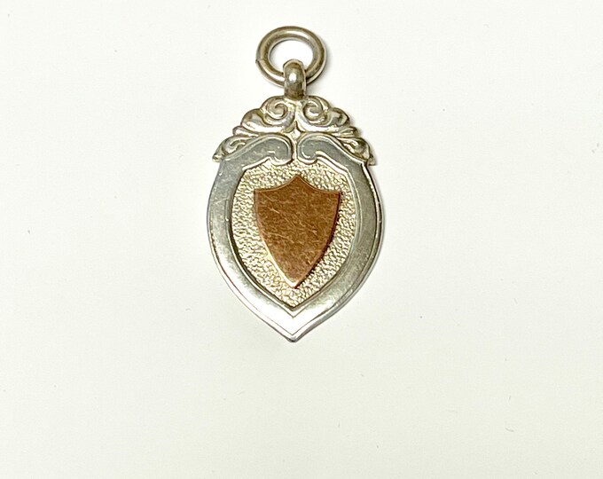Vintage Sterling Silver English Pendant, English Sterling Pendant, English Charm, Hallmarked Pendant, English Hallmark, English Medal