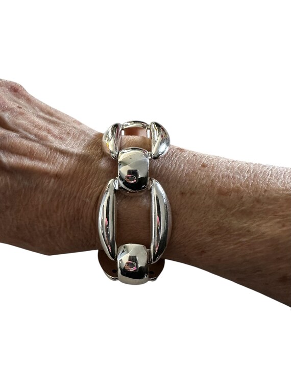 Statement Piece: Handcrafted Large Chunky Link Si… - image 9