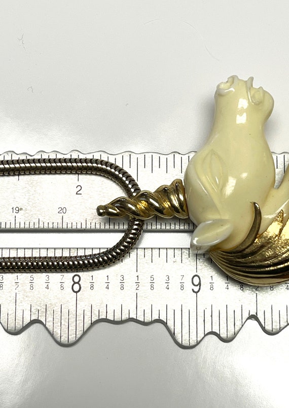 Vintage Vendome Unicorn Necklace, Unicorn Necklac… - image 6