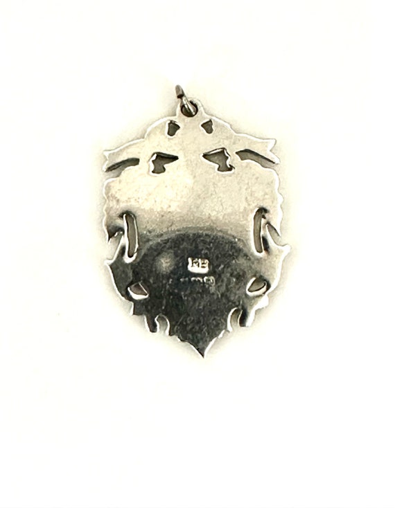 Vintage Hallmarked Sterling Silver Medal, Histori… - image 4